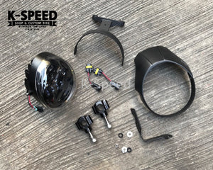 【業務用】K-SPEED-RB0096 ヘッドライトセット REBEL250, 300 & 500: REBEL ROD CUSTOM