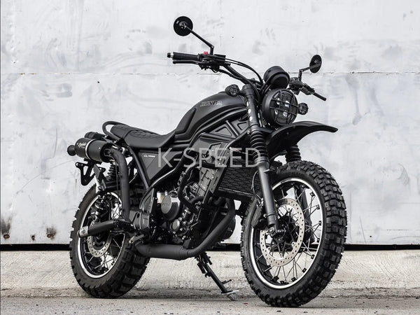 HONDA CL250 前後セミブロックタイヤ HONDA CL250 タイヤ交換】 - SPTADAO浅草タイヤ専門店