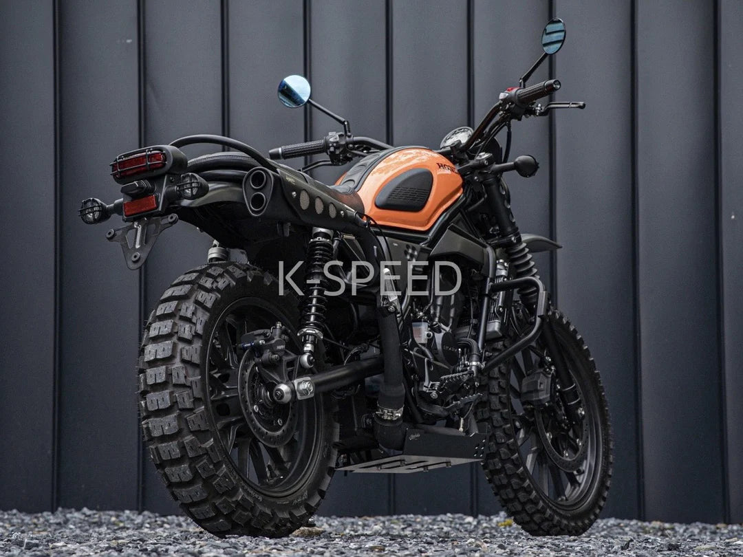 K-SPEED CL17J スリップオンマフラー cl250 ホンダ CL250 スリップオンマフラー ブラック K-SPEED