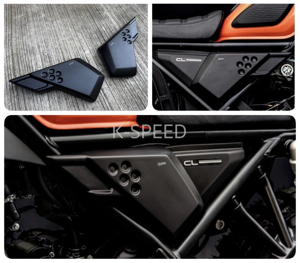 K-SPEED CL26 サイドカバー FOR HONDA CL250~500 - DOPE