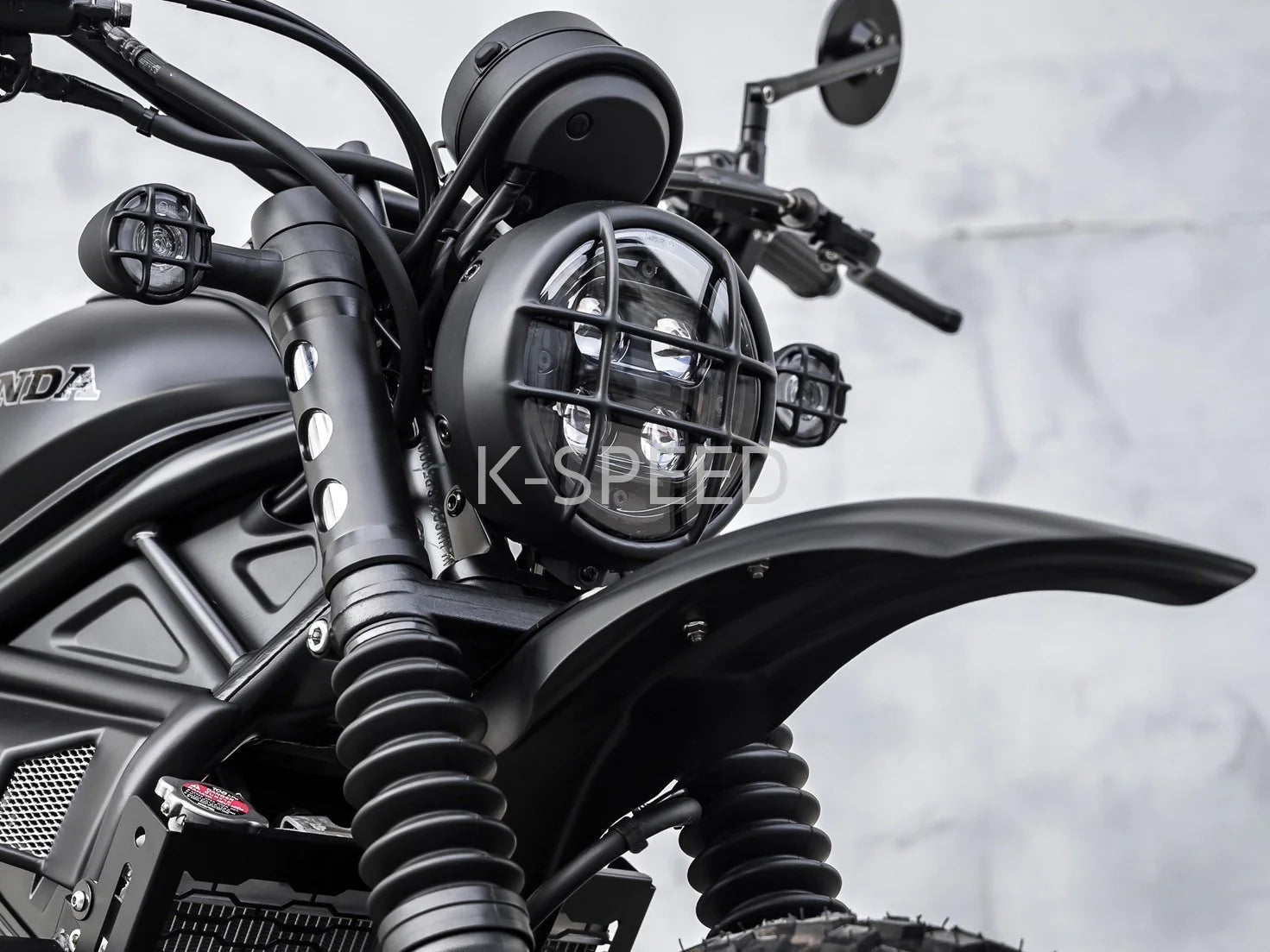 K-SPEED CL15 フロントフォークカバー FOR HONDA CL250~500 - DOPE K-SPEED CL15 フロントフォークカバー FOR HONDA CL250~500 - DOPE