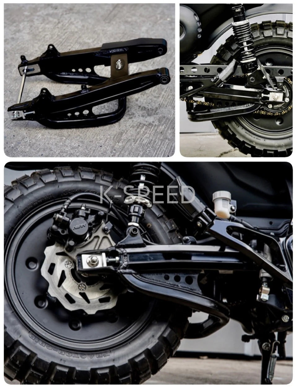 K-SPEED DX053 アルミスイングアーム for Dax125 - DOPE
