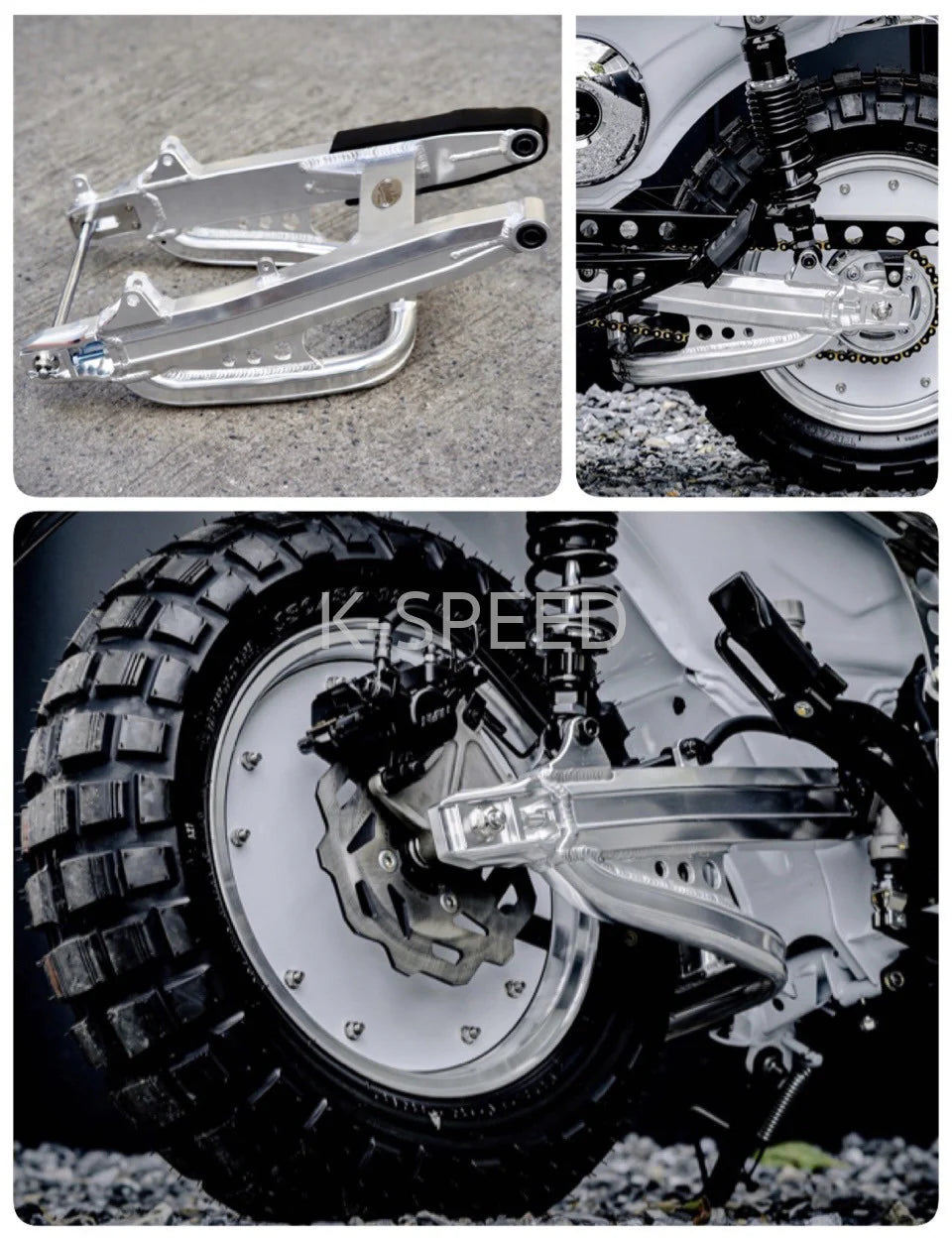 K-SPEED DX052 アルミスイングアーム for Dax125 - DOPE