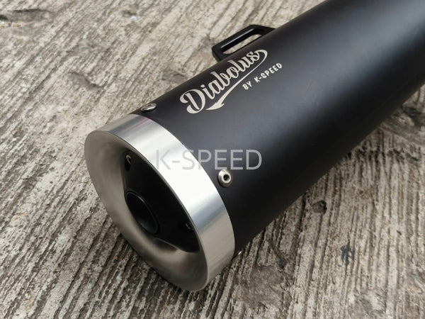 K-SPEED-RB0192J SLIP-ON EXHAUST FOR HONDA REBEL 250 DIABOLUS
