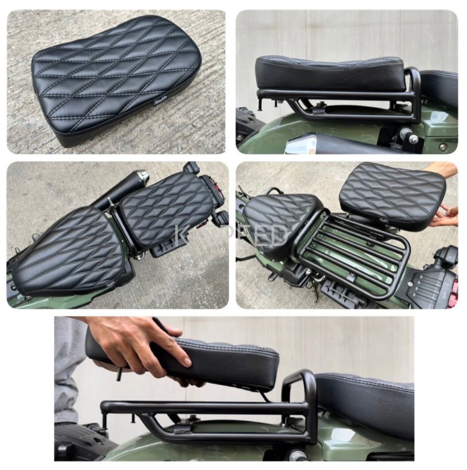 K-SPEED CT74J リアシート(CT73リアキャリア専用) - DOPE