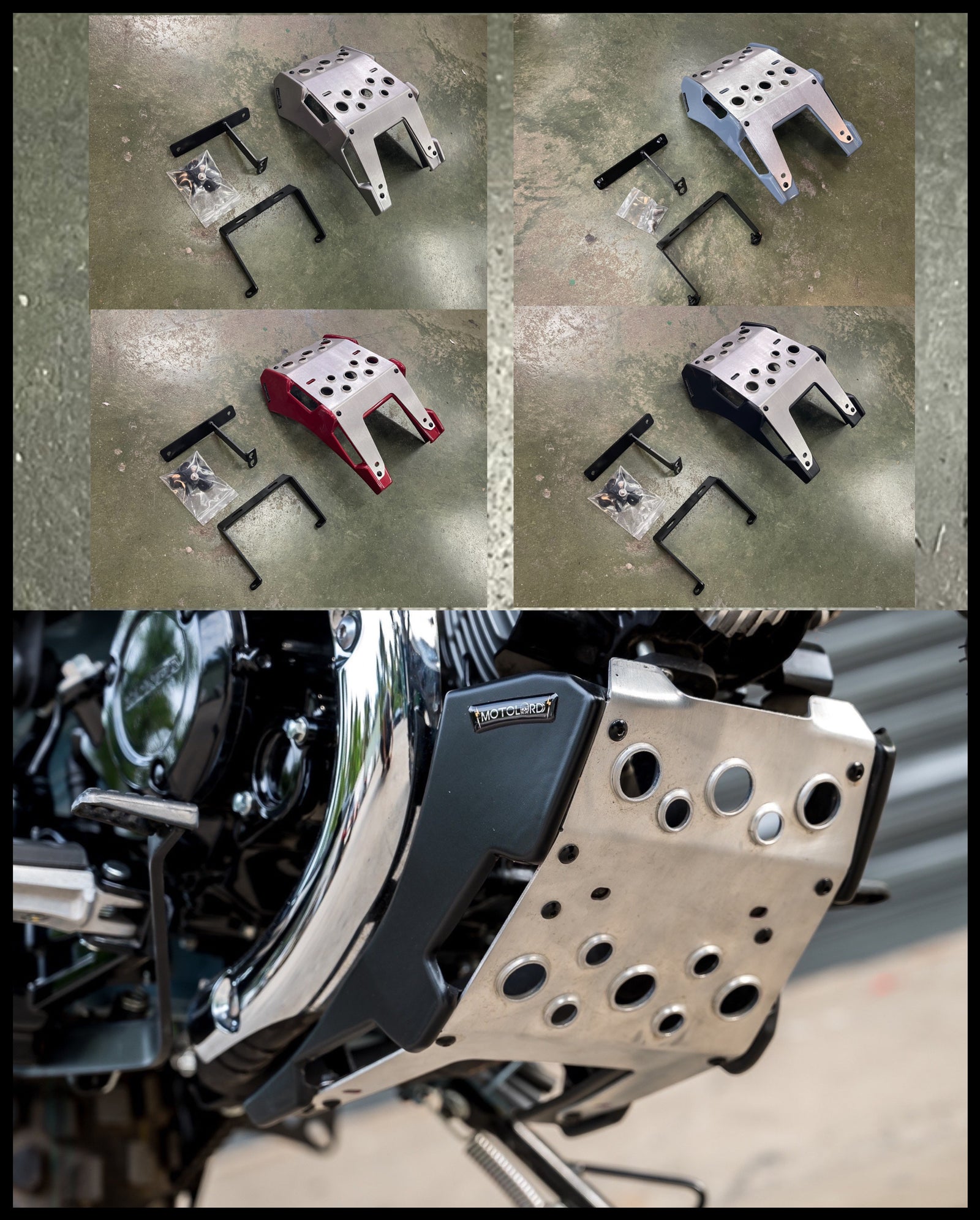 MOTOLORD-DX341 スキットプレート Dax125 : 全4種